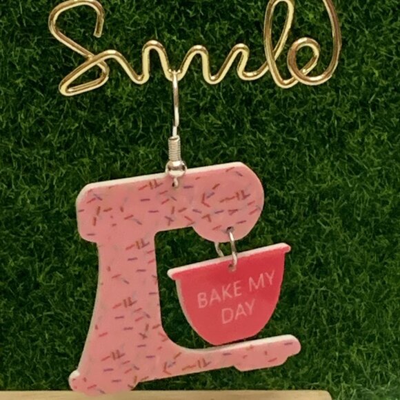 Baking Earring, Cook Earring, Chef Earring, Funny Food Earring, Gift Idea, Bake - Picture 7 of 7